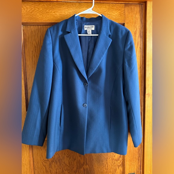 Women’s Pendleton Blazer/Suit Jacket blue size 12 - Picture 1 of 9